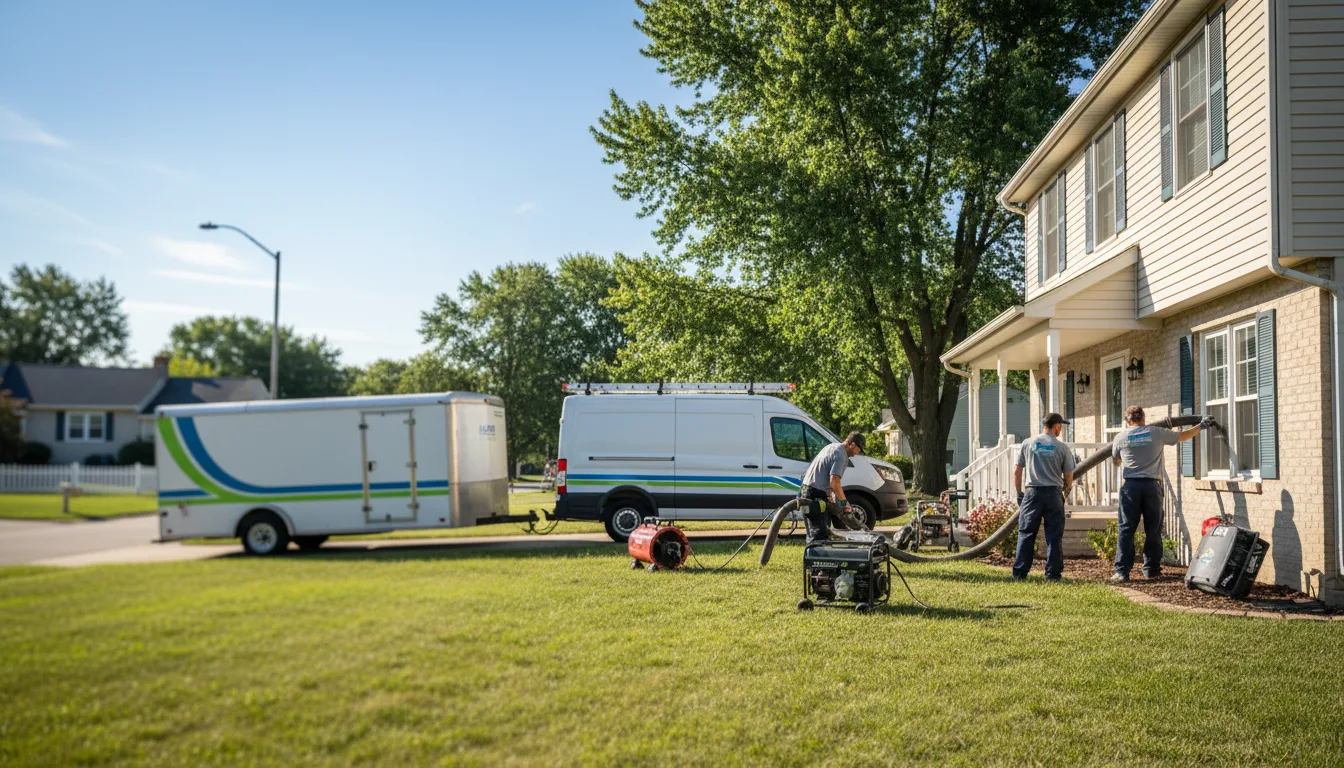 Flooded Basement Restoration And Cleanup With Repair in Leland, IL near me